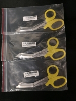 3 New Crescent Trauma Shears 5.5"