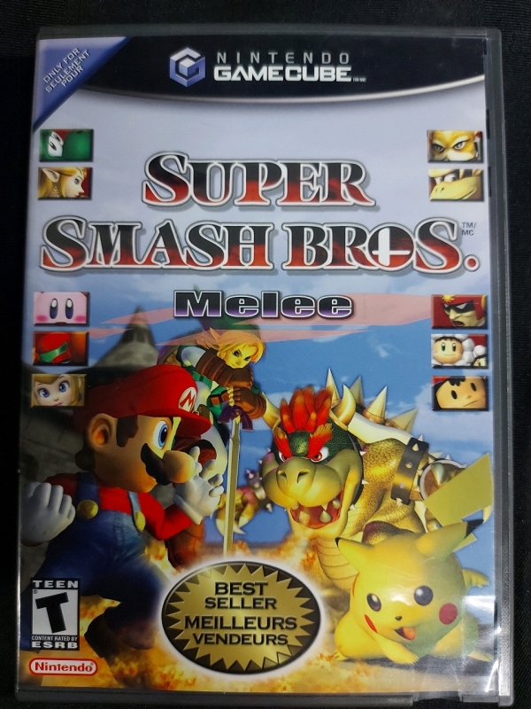 Nintendo GameCube "Super Smash Bros. Melee" Game With Original Instructions And Inserts Excellent Pre Owned Condition