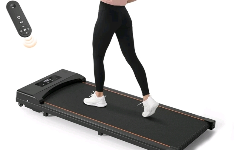 New Under Desk Treadmill Model CR-A1 120Volt 265lbs Capacity LED Display 48"x19.5"x13" *Requires Remote To Work - Missing Remote* Retails $200.