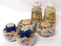 3 Pairs of Vintage Salt & Pepper Shakers - Nippon Japan