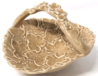 Vintage Sylvac England Ivyware Porcelain Basket Bowl #2039 | 4" Tall
