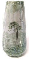 Vintage Lustre Vase with Scenery No. 116 | 6.5" Tall