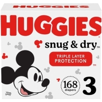 New Size 3 (16-28 lbs.) HUGGIES Snug & Dry Diapers | 168 Count