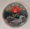 2004 Canadian Sterling Silver Olympic Lucky Loonie One Dollar Coloured Coin