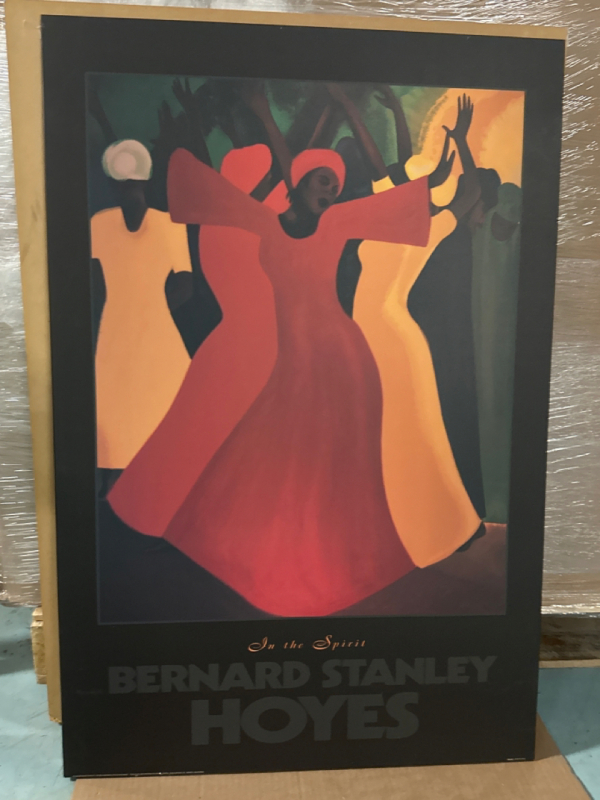 Vintage Bernard Stanley Hoyes In The Spirit Faith Themed Wall Art 36&rdquo; x 24&rdquo; Wood