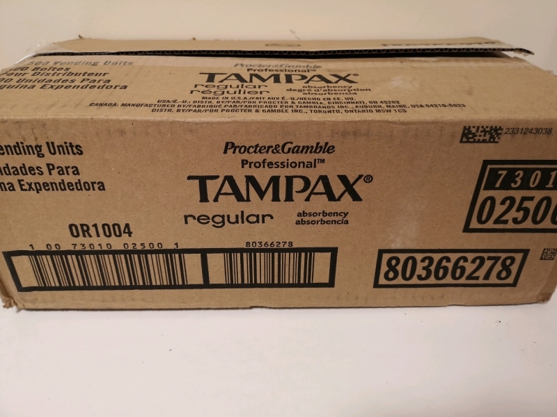 500 New Tampax Regular Tampons - Regular Absorbency