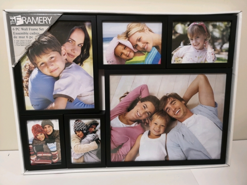 New The Framery 6 Piece Wall Frame Set