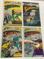 4 Superman DC Comics Issue #292, 293, 294 & 295 Straight Run 1970’s Bronze Age Vintage Bagged and Boarded