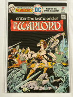 The Warlord Issue #1 DC Comics 1976 Bronze Age Vintage Bag and Boarded