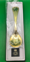 George Jensen Gilded Sterling Silver Spoon 1975 6 inch