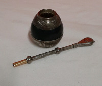Yerba Mate Tea Straw and Bombilla by Achalay 18K Gold Tip