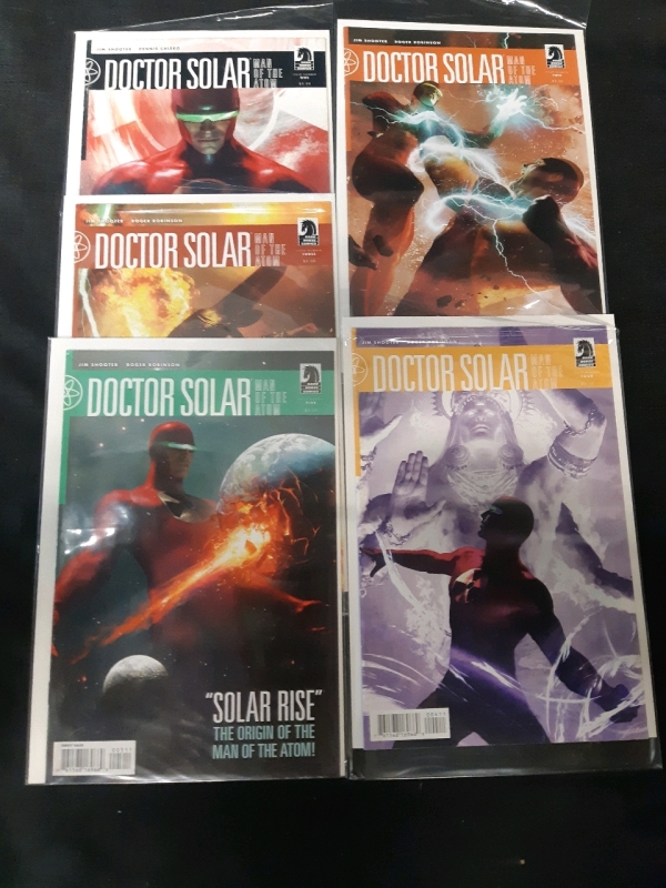 5 New Bagged and Sealed Doctor Solar: Man Of The Atom Comic Books