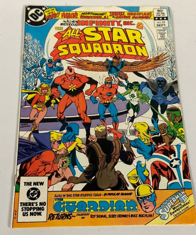 Vintage 1983 DC Comics All-Star Squadron Bronze Age #25 The All New Mysterious Infinity VS The All Star Squadron