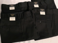 4 New APG sz 32 Waist & 36" Length Men's Tactical Force Black Twill Pants *Pants fit Small*