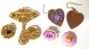 15 Pairs Assorted Vintage to Modern Earrings + Brooch | Pierced and Unpierced Ears - 2