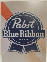 New Rustic Looking Metal Sign What'll You Have? A Pabst Blue Ribbon Beer Sign! 16" X 12"