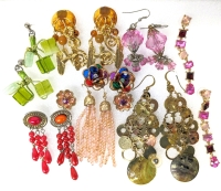 9 Pairs of Vintage to Modern Earrings | All are for Pierced Ears