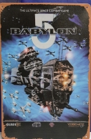 New Metal Sign Babylon 5- The Ultimate Space Combat Game 11.75" X 8"