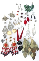 19 Pairs Assorted Vintage to Modern Earrings | All for Pierced Ears