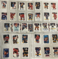 50 1988-89 O-Pee-Chee NHL Stars Mini Etoiles Stars Wayne Gretzky Brett Hull Mark Messier Mario Lemieux Patrick Roy and More 6 Sheets