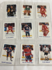 50 1988-89 O-Pee-Chee NHL Stars Mini Etoiles Stars Wayne Gretzky Brett Hull Mark Messier Mario Lemieux Patrick Roy and More 6 Sheets - 3