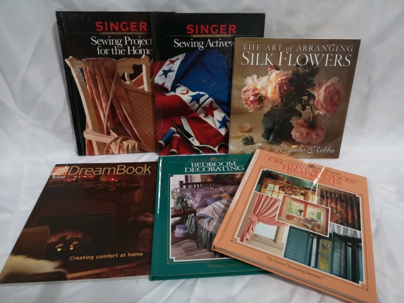 6 Home Decor & Sewing Books