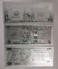 USA .999 Fine Silver Leaf Bank Note Collection . Limited to 1000 Sets - 2