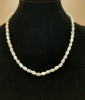 Beautiful Vintage Pearl Multi Strand with Crystals, Stamped Japan & Classic Vintage Fresh Water Pearls with a Fabulous Clasp, One Side is Missing a Stone, Mother of Pearl Necklace with a Barrel Clasp - 9