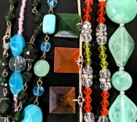 Vintage to Modern Necklaces & Bracelet (7.5") : So Many Colors! Up to 62" Long