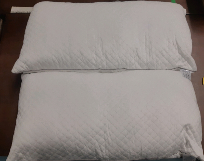 2 New Go Home Velvet Luxury Soft Pillow ( Ployester Filling ) Measures 30" x 15"