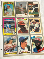 108 Vintage 1972 - 1992 O-Pee-Chee MLB Baseball Cards ( 12 Sheets ) No Doubles