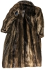 Lovely Long & Heavy Vintage Ladies Size Large Beaver Fur Coat - 2