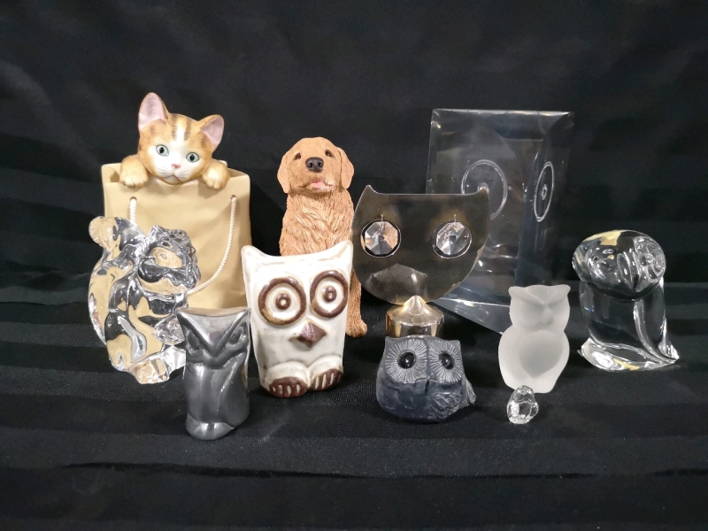 11 Animal Figures - Owls Hoselton ++