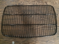 New Black Metal Curved Cooking Grate ( 25" x 16" )