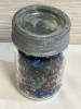 Mason Jar Full of Assorted Vintage Marbles - 3