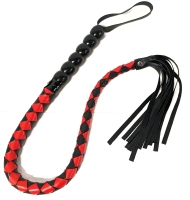 [Adults Only] New Braided Leather-Like Flogger / Switch | Total Length 36" (Excluding Loop)