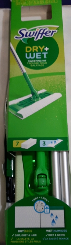 New in Open Box Swiffer Dry & Wet Sweeping Kit