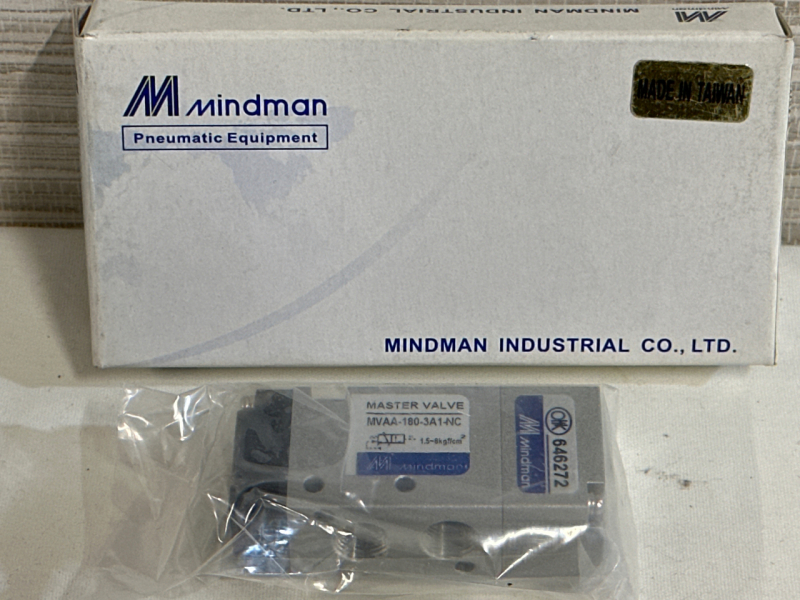 New Mindmann Master Valve MVAA-180-3A1-NC NPT