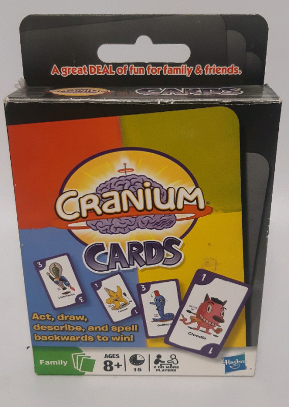 Hasbro Cranium Family Card Game For 2 or More Players Ages 8+ * In Good Condition