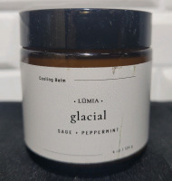 Lűmia Botanical Glacial Cooling Balm , Sage & Peppermint , 4oz/125g . New , Sealed