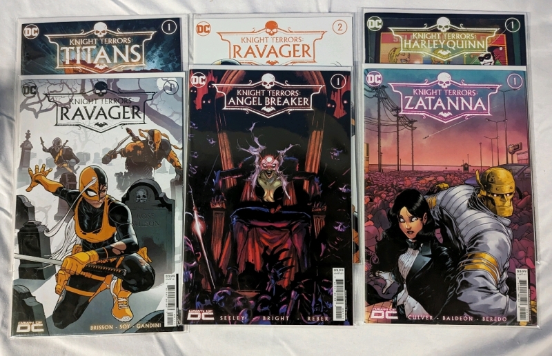 6 DC Night Terrors Comics. includes Titans, Ravager and More.