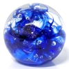 Signed Vintage Art Glass Paperweight | 3" Tall - 2
