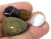 Assorted Semi Precious Stones & Beads | Up to 2.25" Long & 1.4" Wide - 7