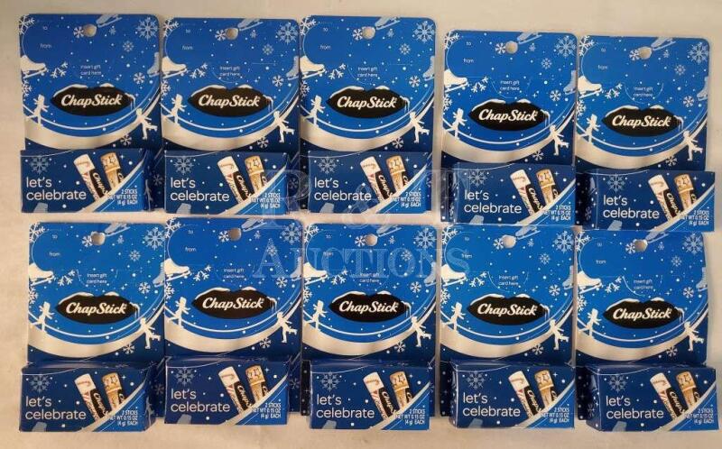 10 NEW two pack Holiday Chapsticks (20)