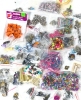 Huge Beading & Crafting Lot : Assorted Materials & Sizes | In 3.5" x 11.75" x 3.25" Tall Storage Box