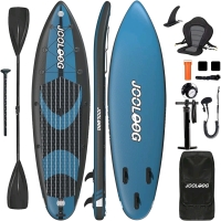 New Jooloog Inflatable Stand Up Paddle Board With Seat, Repair Kit, Hand Air Pump and Carry Bag. For All Skill Levels 10.5&rsquo;X 32''X 6'', Retails for $269