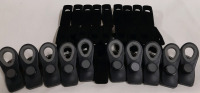 29 New Bag Clips 10 Plastic Magnetic 3 Inch Clips & 19 Soft Felt 3" Clips