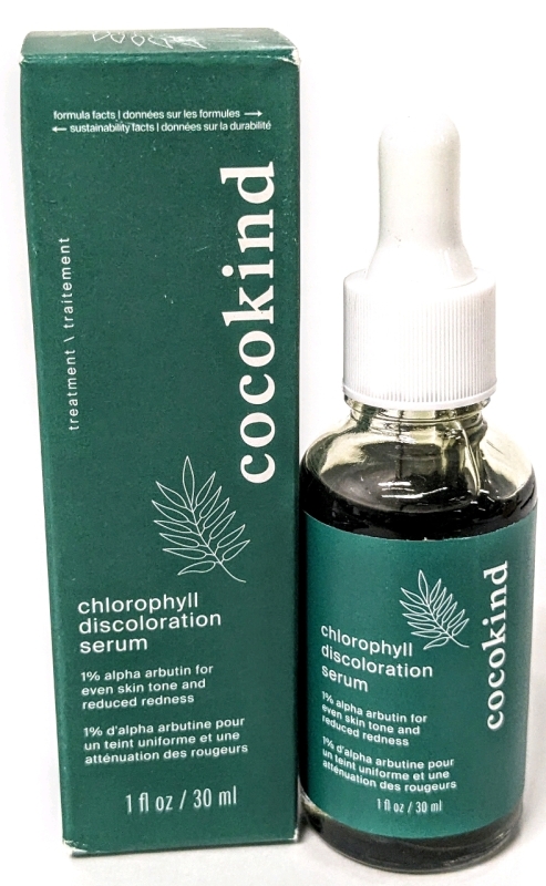 New COCOKIND Chlorophyll Discoloration Serum (30ml)