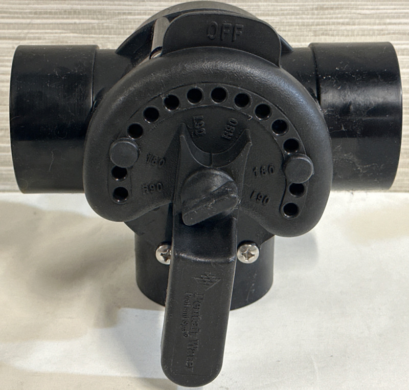 Pentair 3-Way CPVC 2-1/2 Inch (3 Inch Slip Outside) Pool and Spa Diverter Valve Un-tested