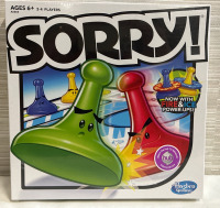 NEW Sealed Hasbro SORRY! Board Game With Fire & Ice Power-Ups